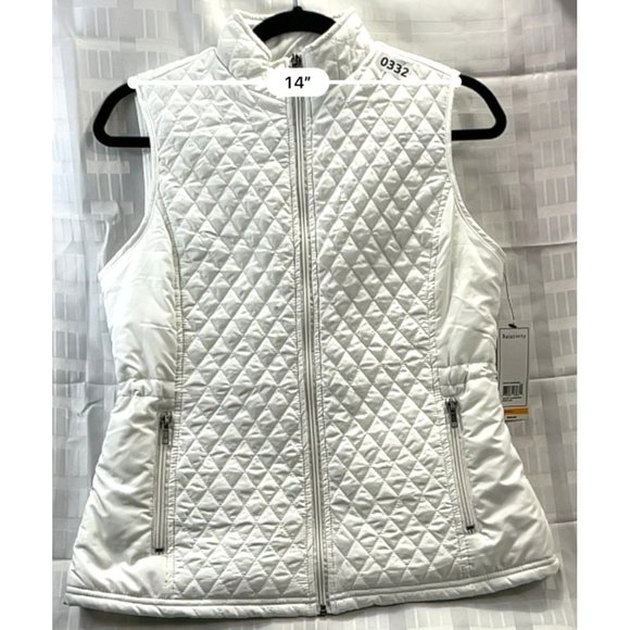 RELATIVITY OUTWEAR, Women VEST, sleeveLESS, SIZE S, COLOR WHITE - Picture 4 of 11